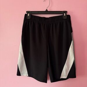 Black and White Athletic Shorts
